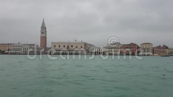 意大利圣马可运河威尼斯地标视频的预览图