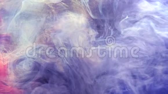 蒸汽流动魔法法术闪烁的烟雾运动视频的预览图