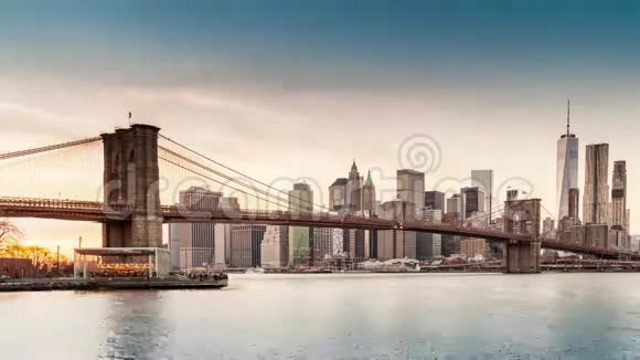 布鲁克林大桥延时视频的预览图