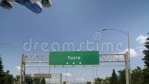 飞机降落图兹拉视频的预览图