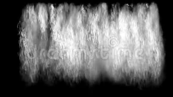 背景暗的瀑布流水视频的预览图