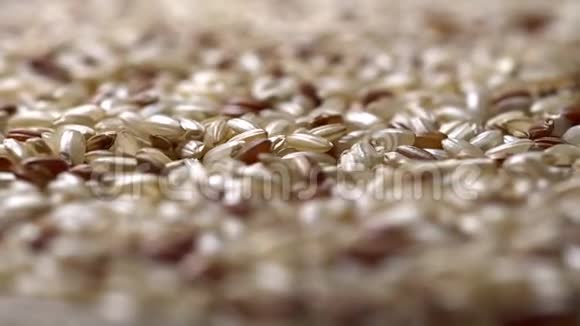 棕色大米轮作的全粒视频的预览图
