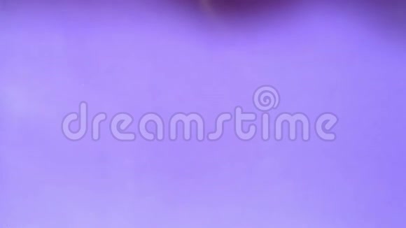 橘子在紫色背景下在水中掉落和旋转视频的预览图