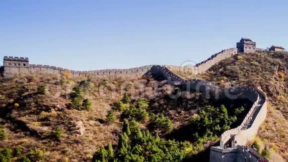 中国北京金山岭长城的不同看法视频的预览图