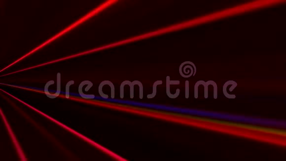激光运动夜间隧道红色照明视频的预览图