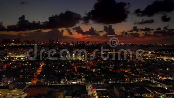 迈阿密空中录像的天空不错视频的预览图