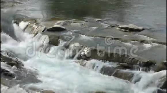河流和瀑布视频的预览图