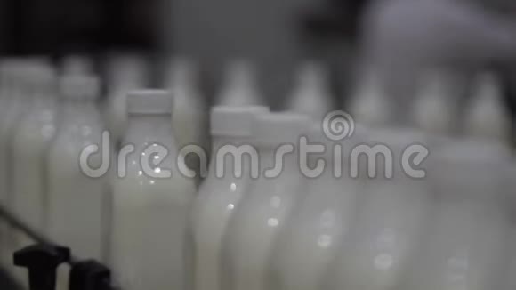 奶厂输送机8台视频的预览图