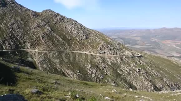 斯凯姆德拉伊狡猾的角落斯瓦特伯格山口顶部的全景南非荷兰的斯瓦特伯格山脉视频的预览图