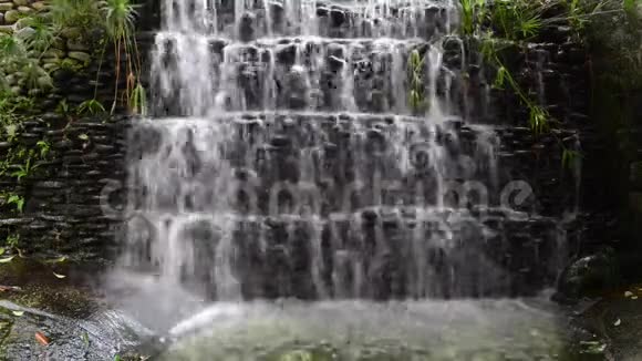 公园里的瀑布视频的预览图