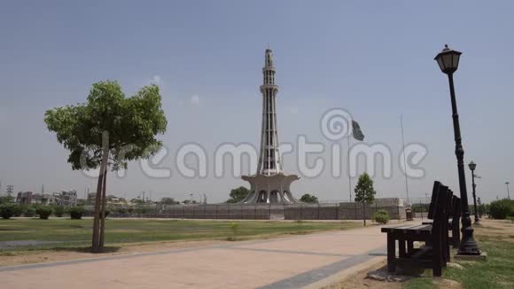 拉合尔米纳尔e巴基斯坦纪念碑98视频的预览图