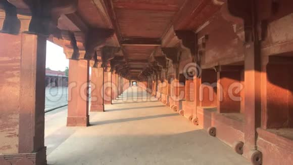 FatehpurSikri印度古城的历史建筑视频的预览图