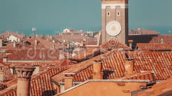 意大利威尼斯古色古香的历史建筑视频的预览图