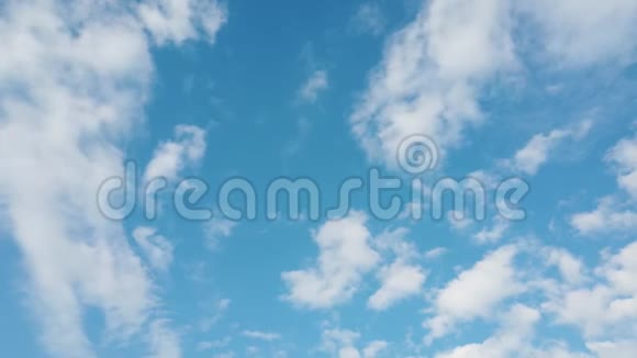 美丽的云彩和鸟儿飞翔视频的预览图