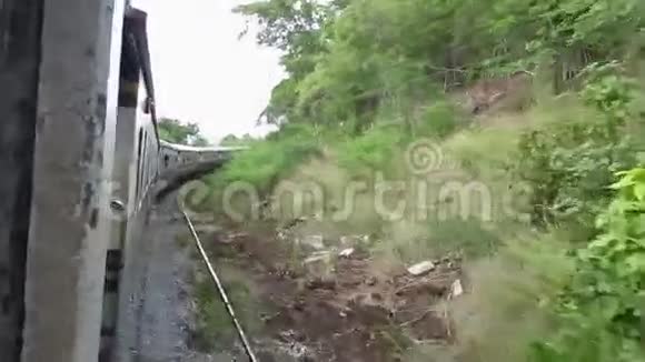 火车泰国缅甸铁路视频的预览图