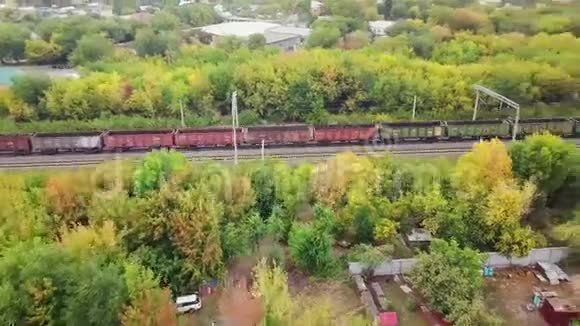 工业城市区的铁路视频的预览图