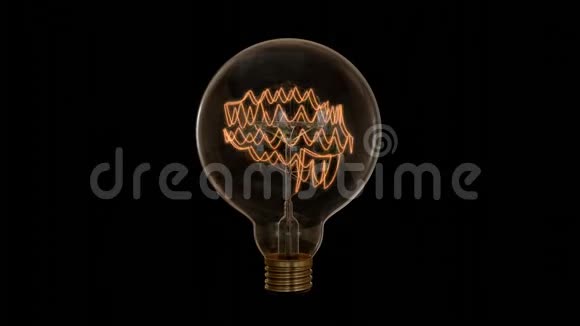 爱迪生灯泡与星云脑和配方背景视频的预览图