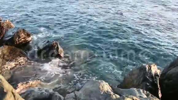 近海岸的海洋水面视频的预览图