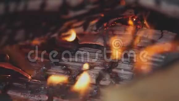 柴灰和火焰视频的预览图