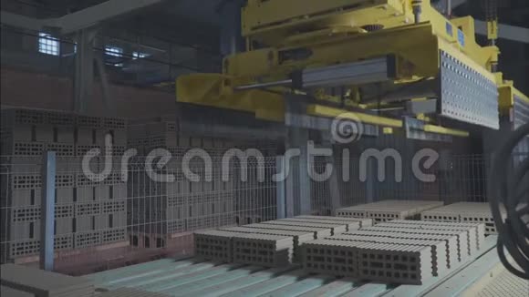 砖生产空心陶瓷砖厂视频的预览图