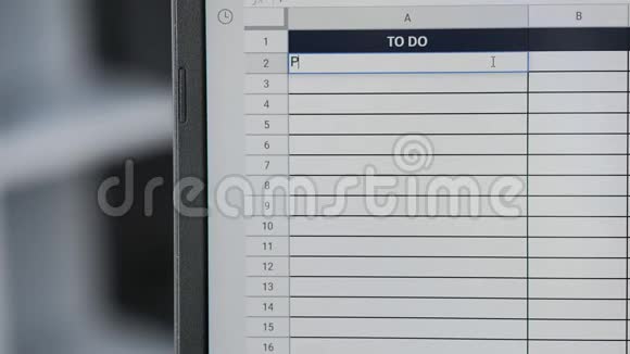 在线计划待办事项列表中的人标记任务打印文档视频的预览图