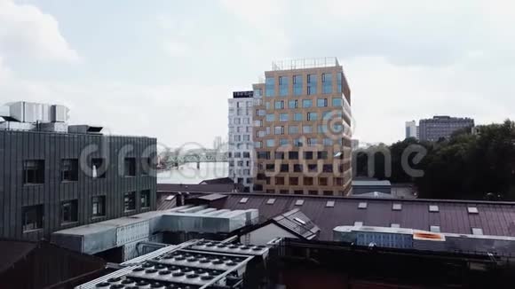 莫斯科俄罗斯2019年9月8日帕尔米拉商务俱乐部酒店建筑鸟瞰图视频的预览图