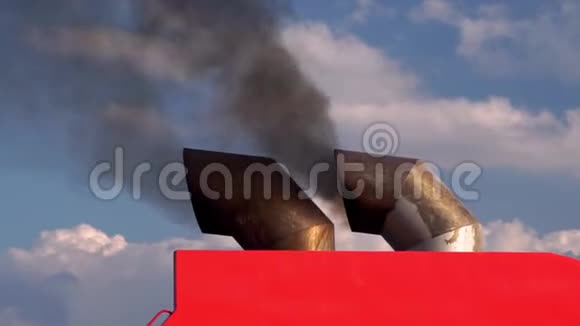 烟堆在一艘大船上视频的预览图