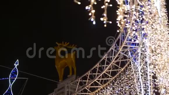 鹿圣诞新年视频的预览图