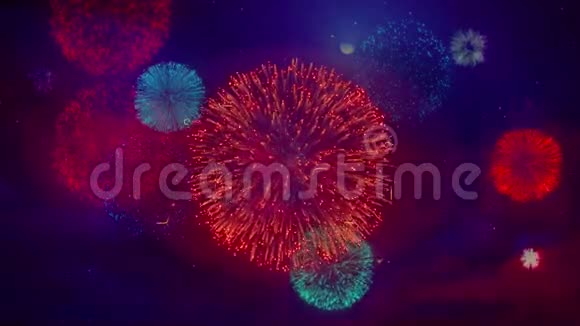 彩色服装爆炸粒子上的超级女性文本视频的预览图