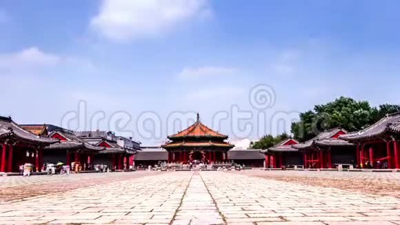 中国沈阳紫禁城著名的大正厅视频的预览图