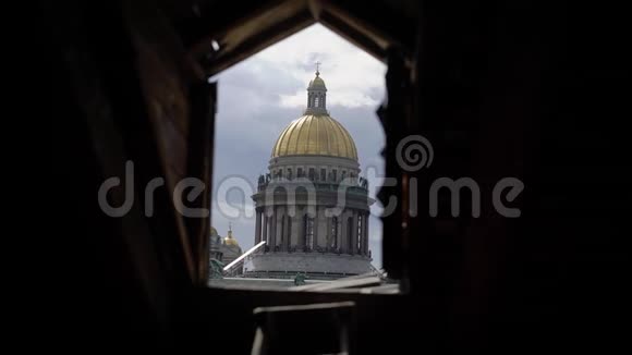 艾萨克位于俄罗斯圣彼得堡的大教堂视频的预览图