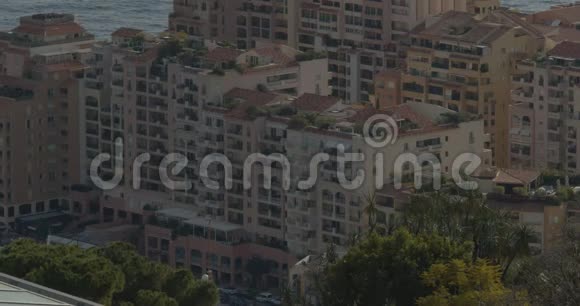 摩纳哥及其海岸的全景视频的预览图