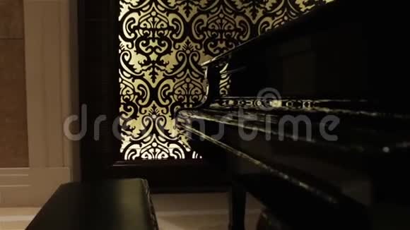 黑色复古大钢琴视频的预览图