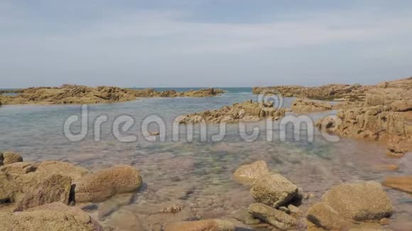 洛奇海岸景观的拉科尔比A视频的预览图