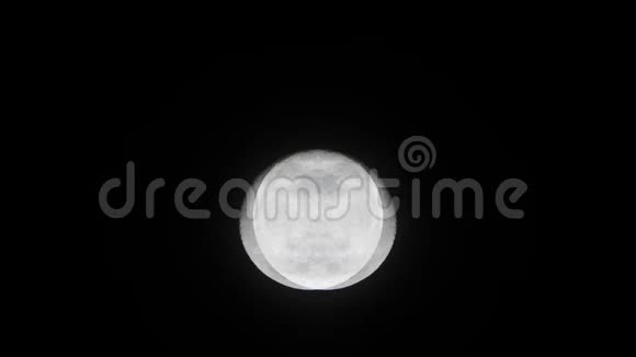 月亮相位月亮科幻抽象概念效应的消失视频的预览图