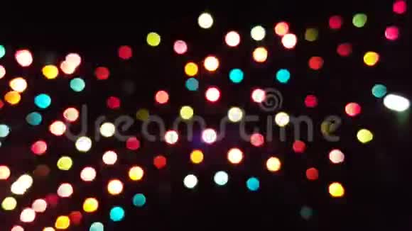 五彩斑斓的光点视频的预览图