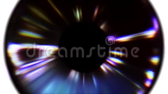 圆形闪光运动闪烁的眼睛发光视频的预览图