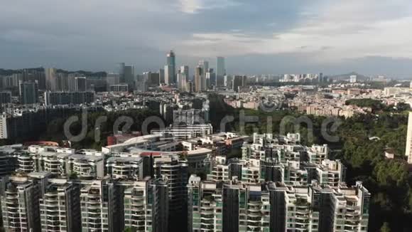 从空中俯瞰中国社区视频的预览图