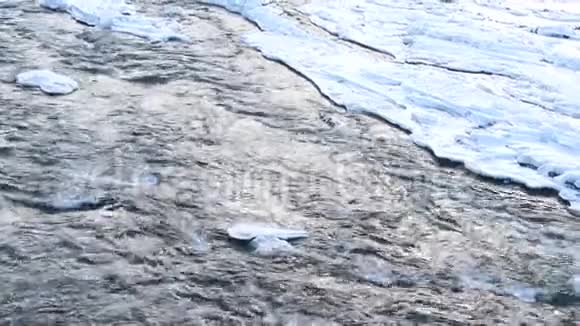 格陵兰岛正在融化的内陆冰层视频的预览图