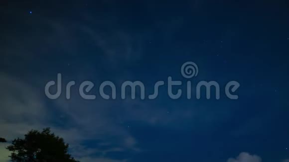 静冈森林星空的一段时间在夜间大范围拍摄视频的预览图
