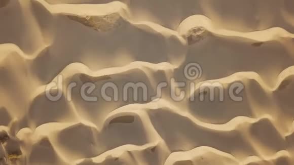 在大加那利岛上的沙丘鸟瞰图视频的预览图