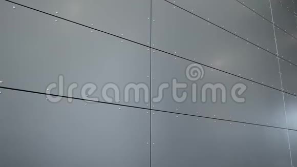 商业建筑内墙的灰色面板视频的预览图