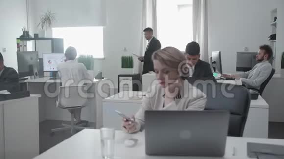 工作日在办公室人人参与工作视频的预览图