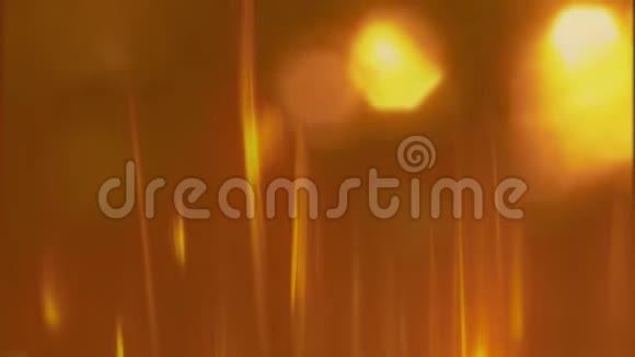 金色bokeh灯背景发光火花视频的预览图