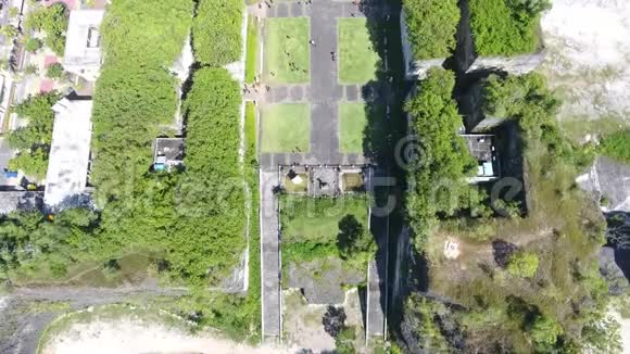 巴厘岛印度尼西亚GarudaWisnuKencana文化公园的俯视图4k视频的预览图