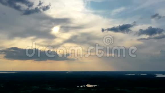 大自然日落背景电影视频的预览图