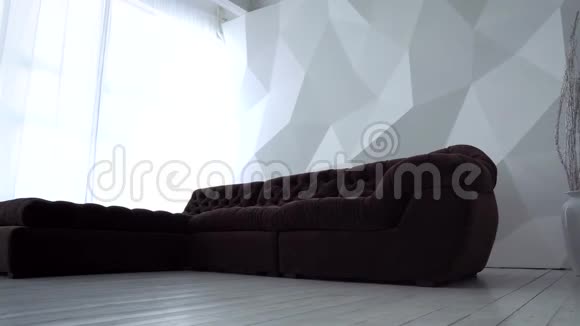现代客厅室内舒适沙发视频的预览图
