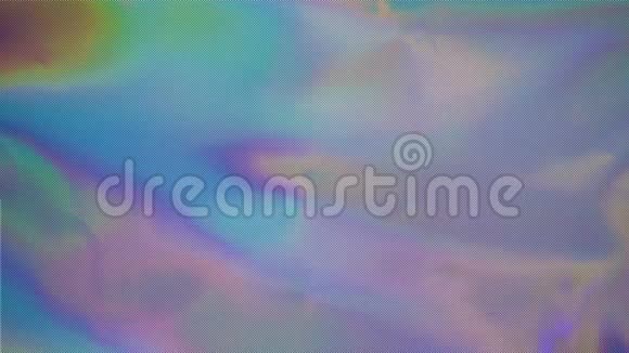 慢动作抽象模糊背景彩虹全息电影视频的预览图
