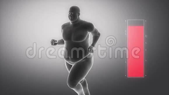 以运动促进健康的生活方式肥胖概念视频的预览图