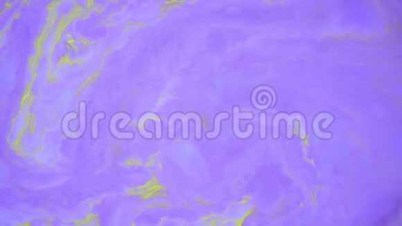 抽象的油漆油墨在运动迷幻的背景片段五颜六色的斑点液体设计视频的预览图
